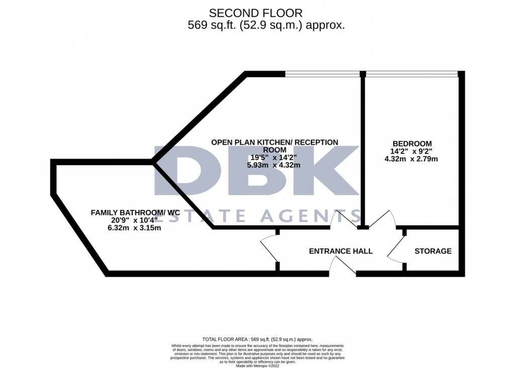 Floorplans For Tryon Apartments, Balfour Road, Hounslow, TW3