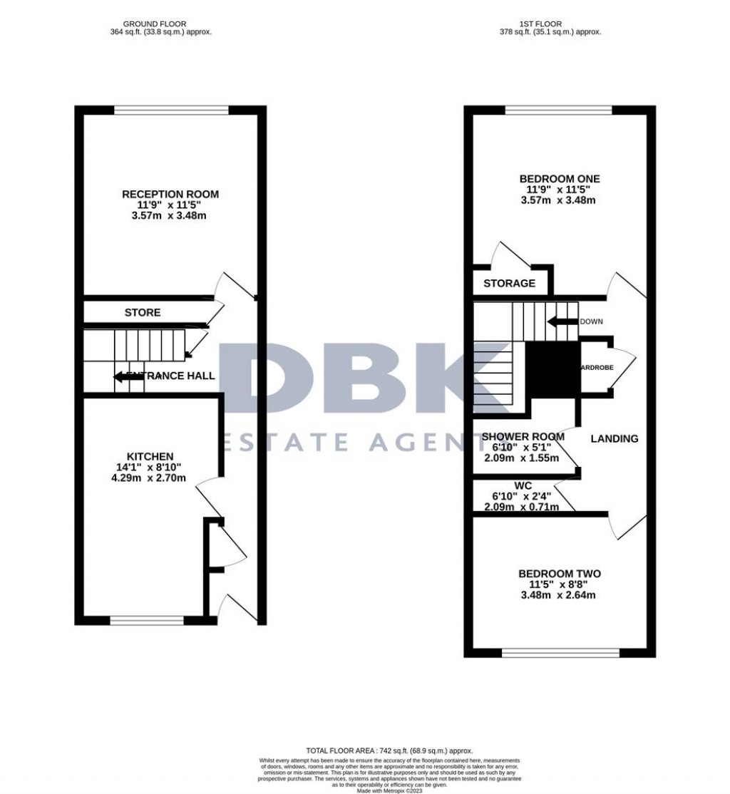 Floorplans For Benson Close, Hounslow, TW3