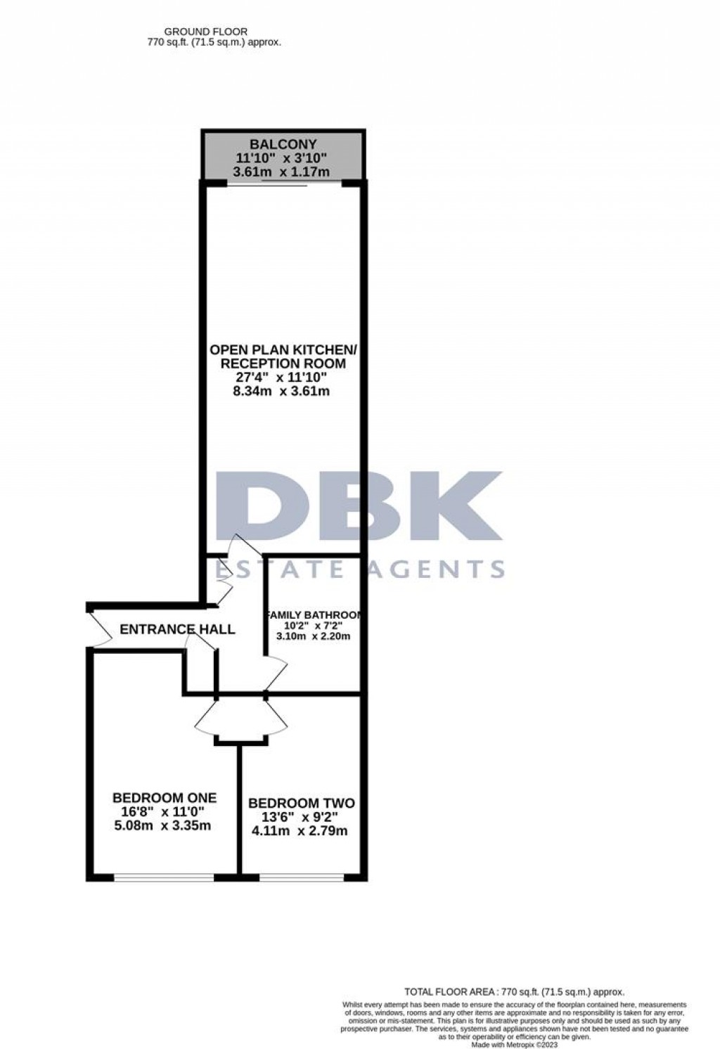 Floorplans For Canalside Gardens, Southall, UB2