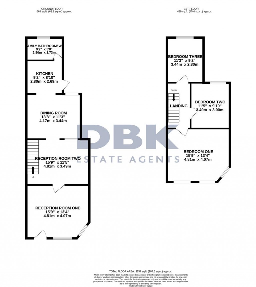 Floorplans For Cromwell Road, Hounslow, TW3