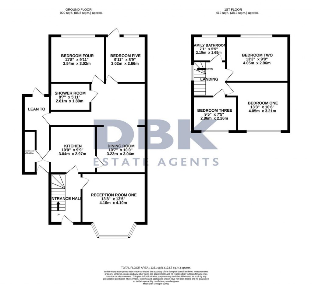 Floorplans For Cranford Lane, Heston, TW5