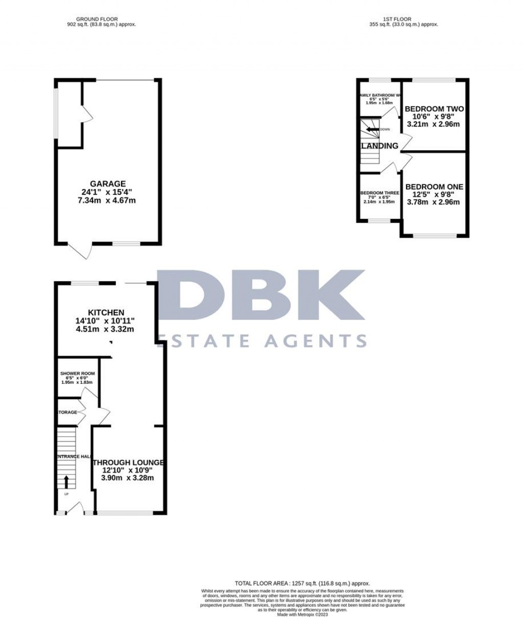 Floorplans For Wentworth Road, Southall, UB2