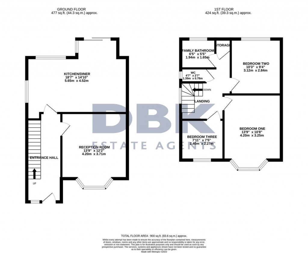 Floorplans For Old Cote Drive, Heston, TW5