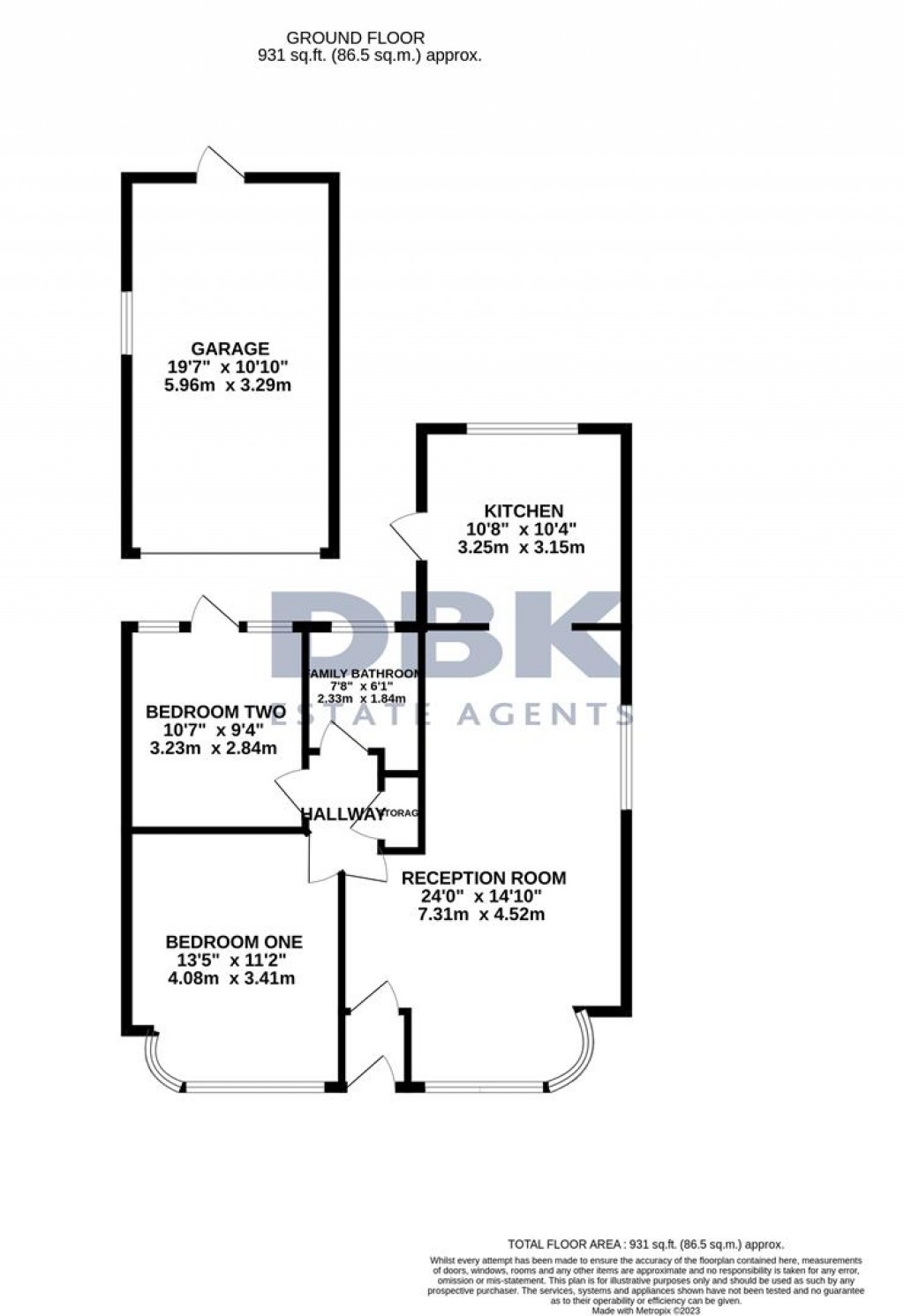 Floorplans For Gladstone Avenue, Twickenham, TW2