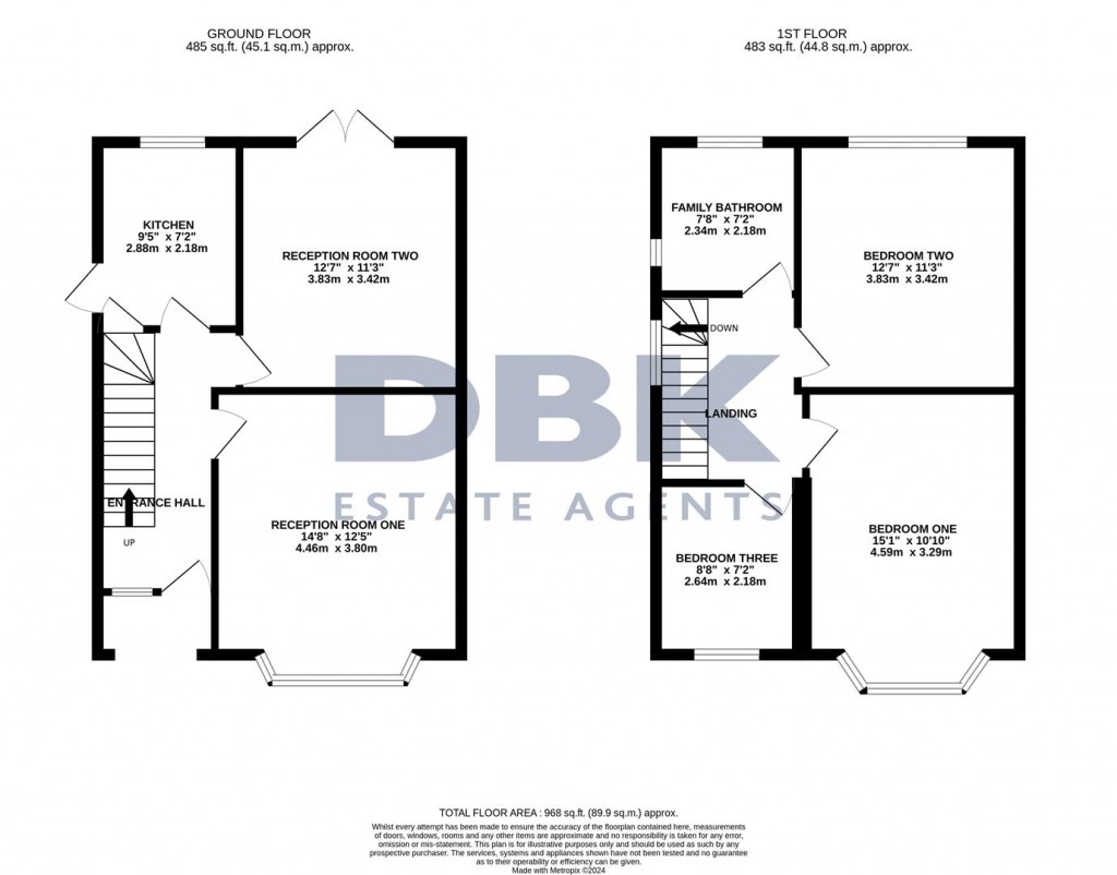 Floorplans For Hogarth Gardens, Heston, TW5