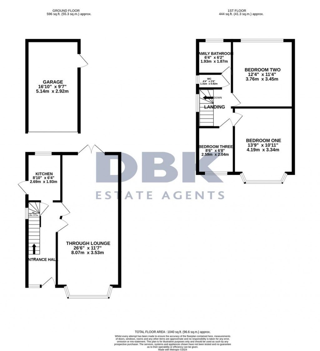 Floorplans For Meadow Waye, Heston, TW5