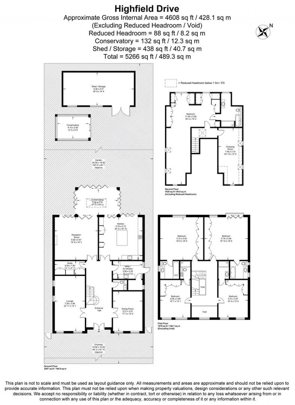 Floorplans For Highfield Drive, Ickenham, UB10