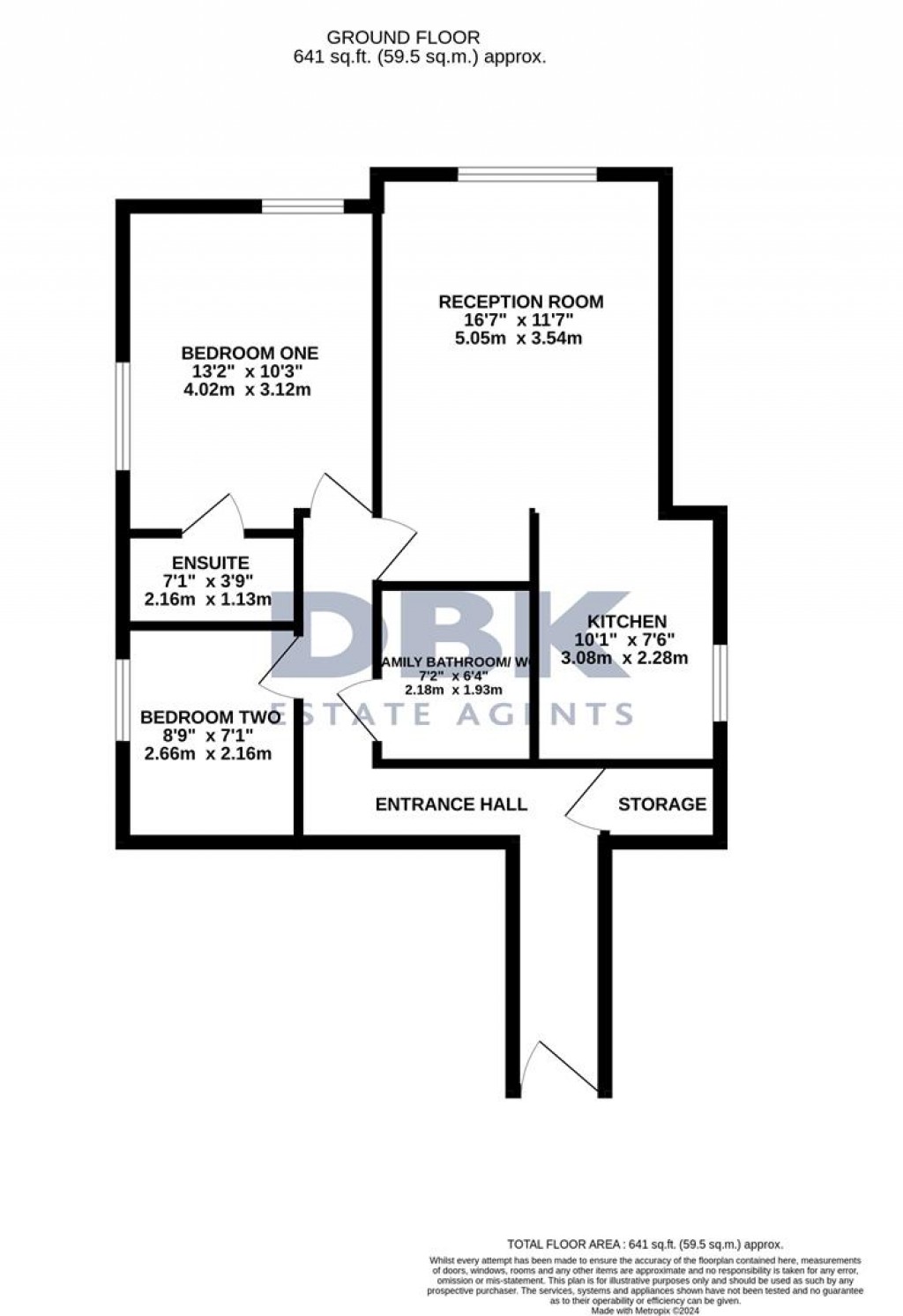 Floorplans For Garner Court, Douglas Road, Staines, TW19