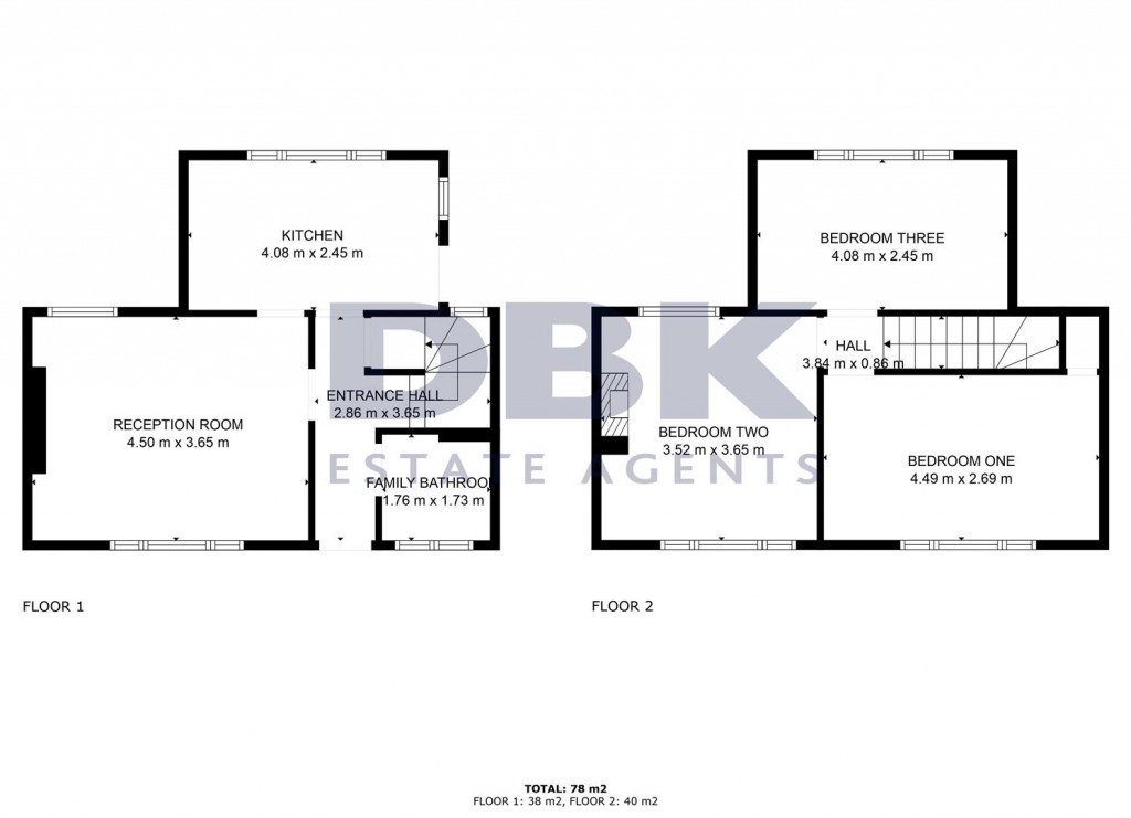 Floorplans For Wesley Avenue, Hounslow, TW3