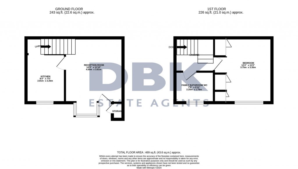 Floorplans For Dorney Way, Hounslow, TW4