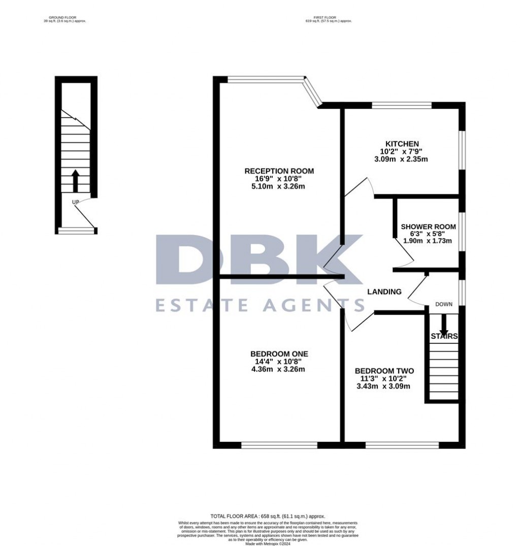 Floorplans For Thornbury Road, Isleworth, TW7