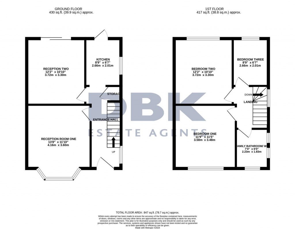 Floorplans For Gresham Road, Hounslow, TW3