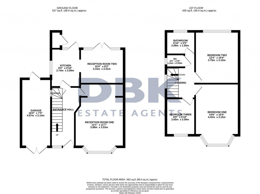 Floorplans For Midsummer Avenue, Hounslow, TW4