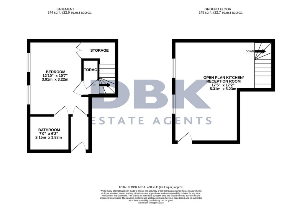 Floorplans For Northumberland House, Lower Square, Isleworth, TW7