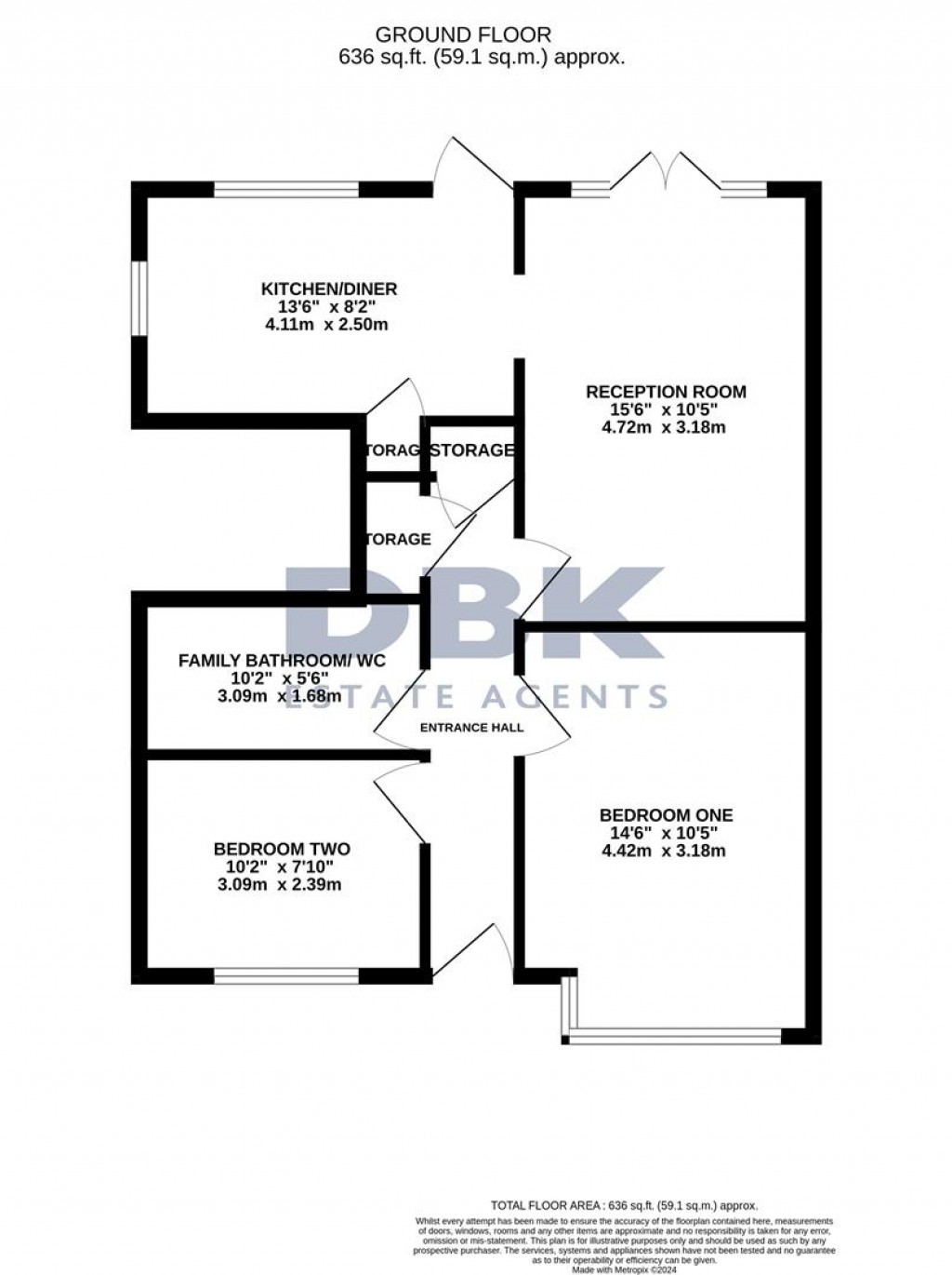 Floorplans For Wentworth Road, Southall, UB2