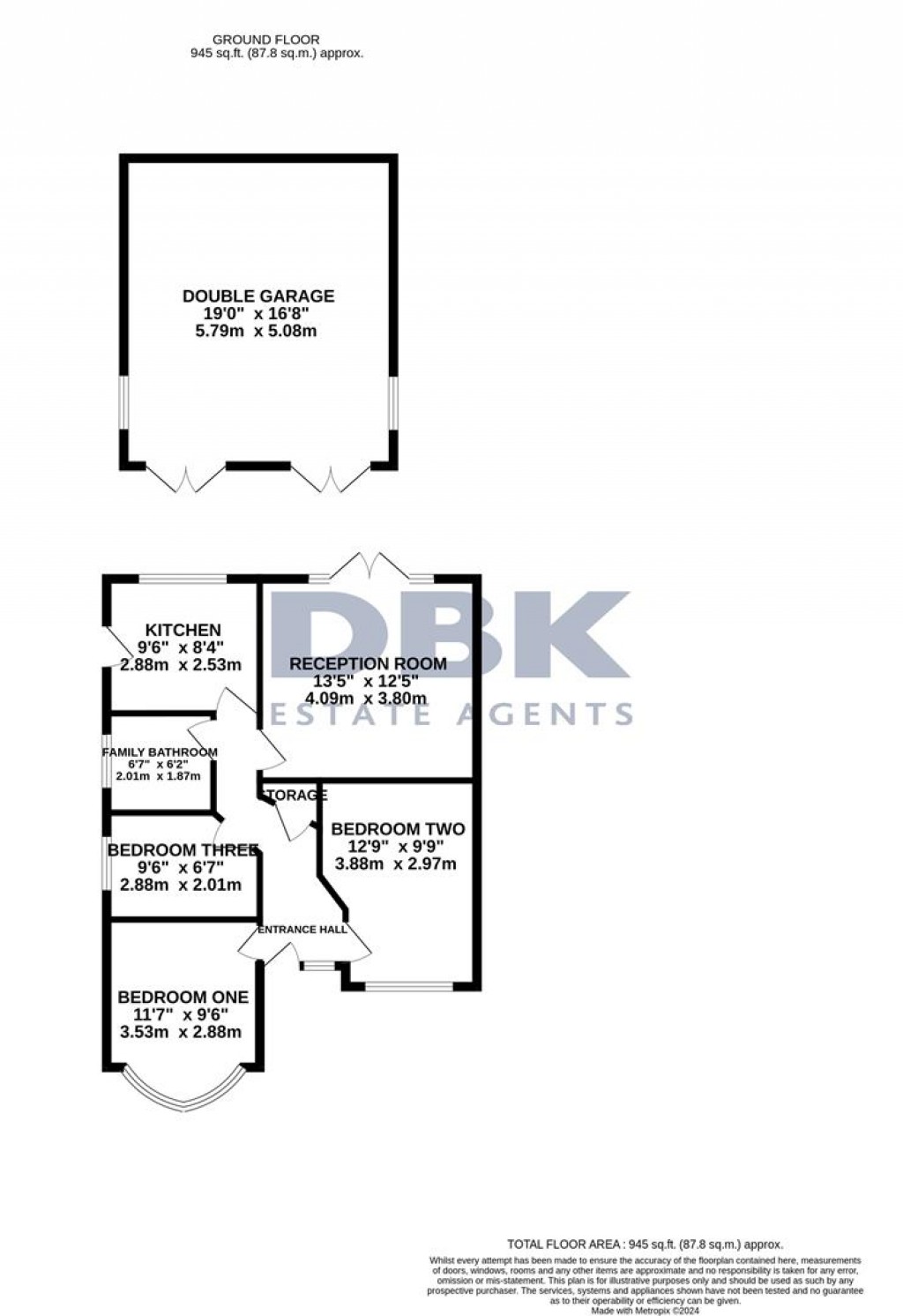 Floorplans For Ellerman Avenue, Twickenham, TW2