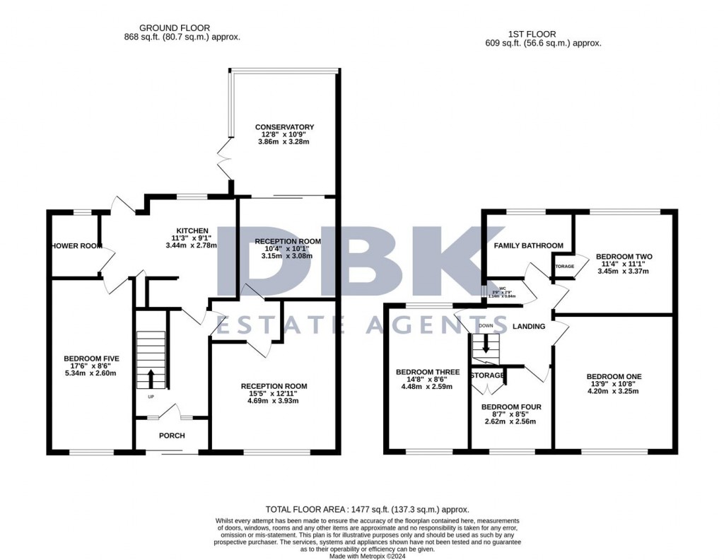 Floorplans For Oakfield Road, Ashford, TW15