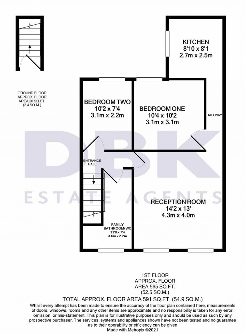 Floorplans For Worton Road, Isleworth, TW7