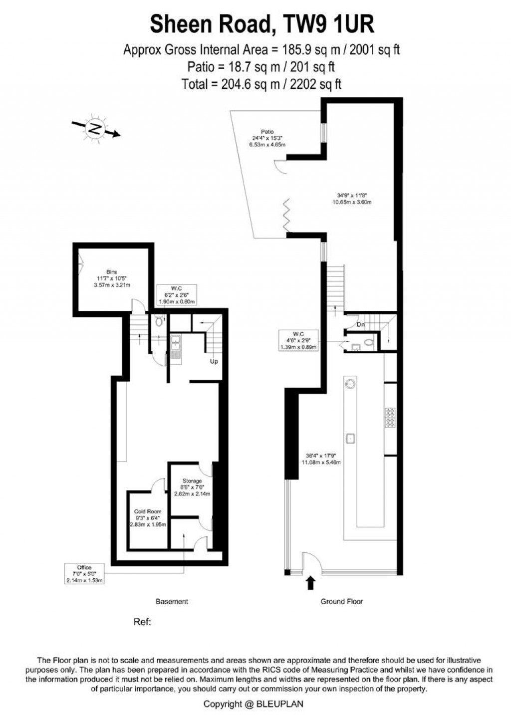 Floorplans For Sheen Road, Richmond, TW9