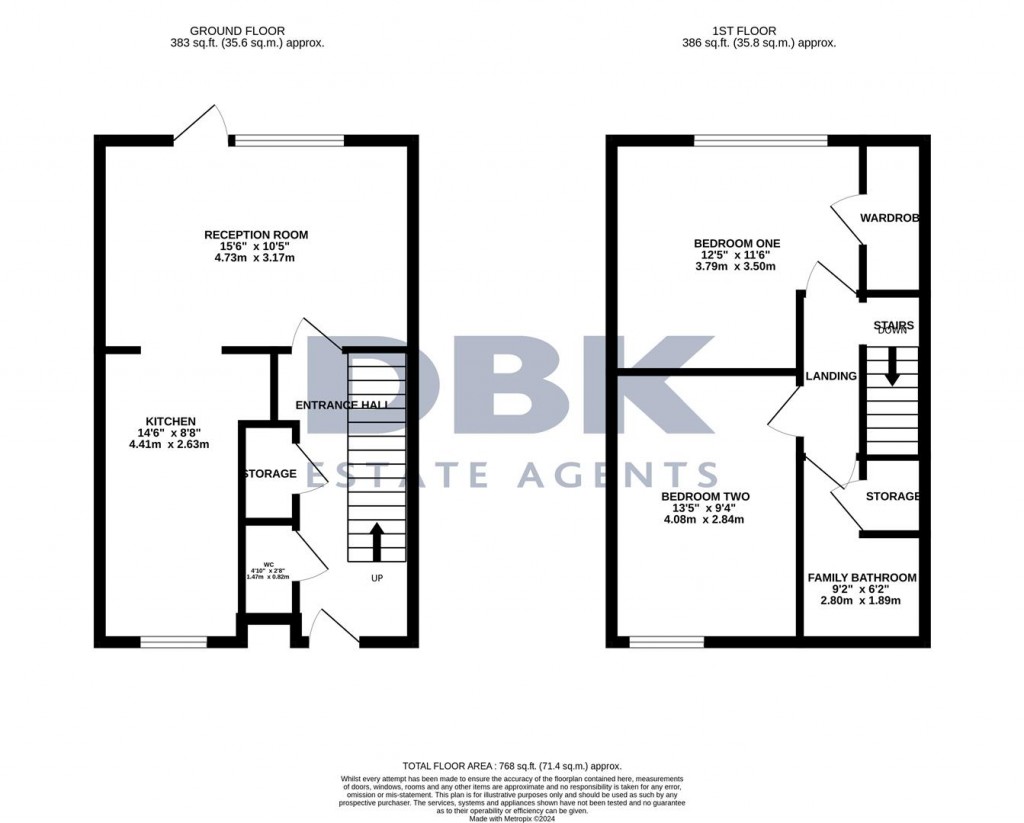 Floorplans For Hatchett Road, Feltham, TW14