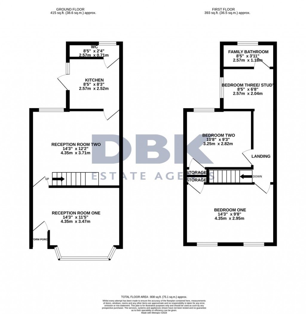 Floorplans For Seaton Road, Twickenham, TW2