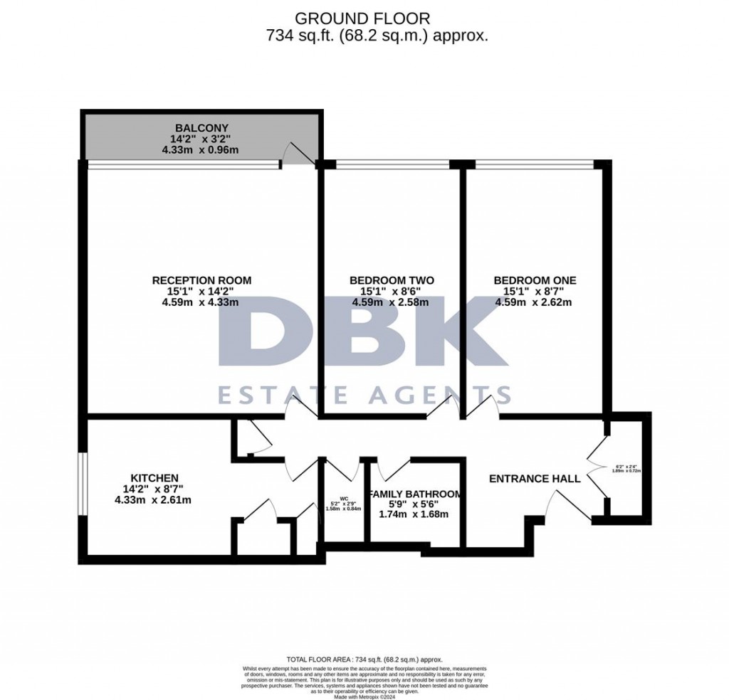 Floorplans For Bellamy House, Biscoe Close, Heston, TW5