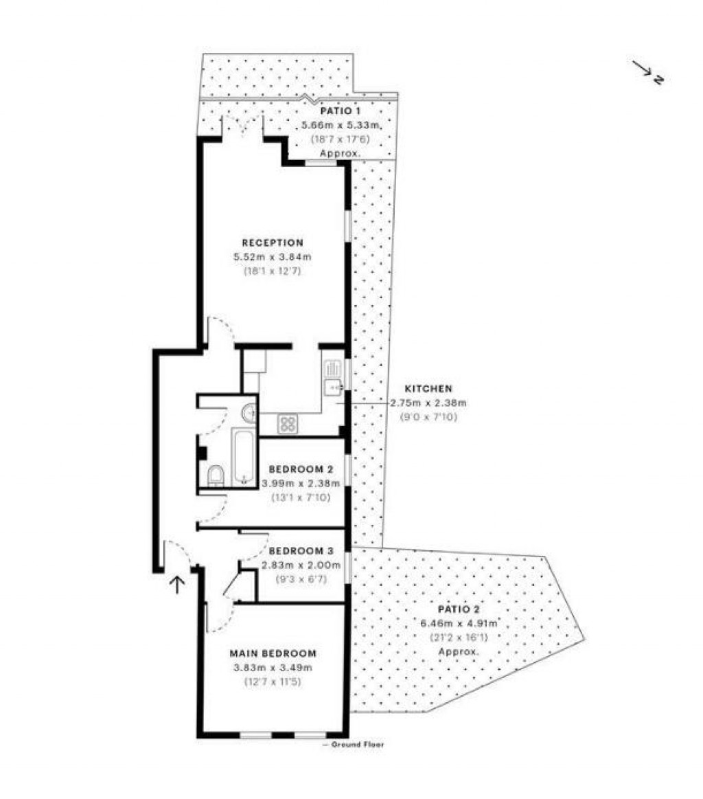 Floorplans For Loretta Wharf, Strand On The Green, Chiswick, W4