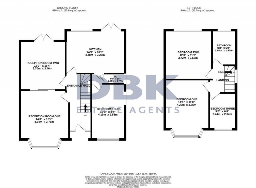 Floorplans For Somerset Waye, Heston, TW5