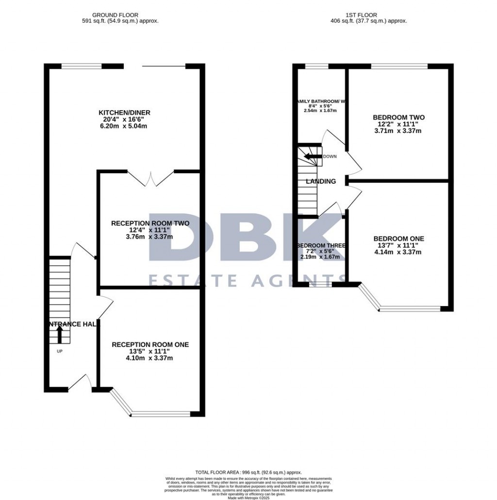 Floorplans For Clifford Road, Hounslow, Middlesex, TW4